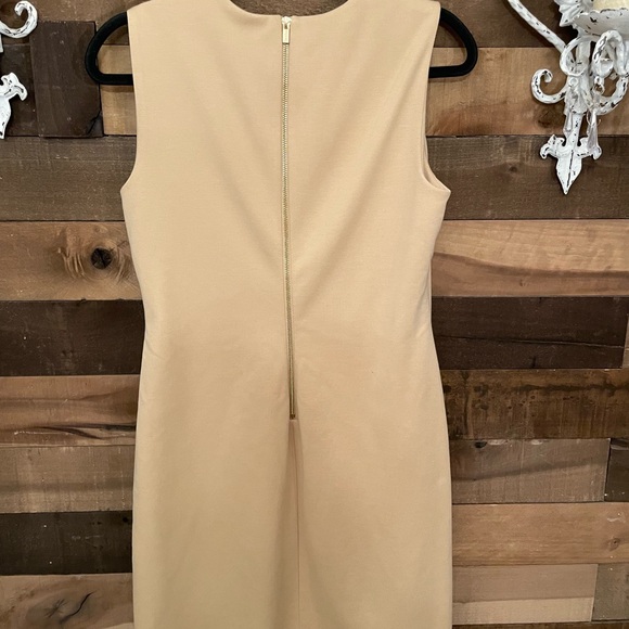 Calvin Klein Beige Sleeveless Mini Dress - Picture 4 of 9